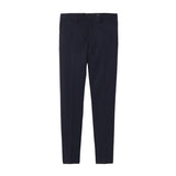 Spodnie garniturowe męskie slim fit – granatowe