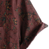 Koszula męska boho retro w kwiaty