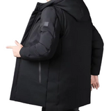 Elegancki długi płaszcz męski