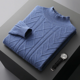 Wzorzysty sweter męski Mizar