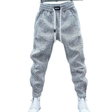 Wzorzyste spodnie męskie casual