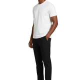 Biały T-shirt męski slim fit