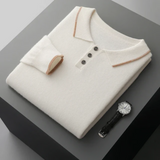 Sweter męski polo Saint-Tropez