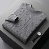 Wzorzysty sweter męski Mizar