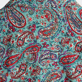 Zielona koszula męska vintage paisley