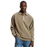Sweter męski z kołnierzykiem polo Premium