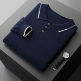 Sweter męski polo Saint-Tropez