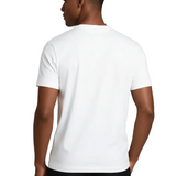 Biały T-shirt męski slim fit
