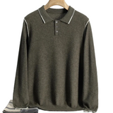 Sweter męski polo Saint-Tropez