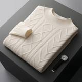 Wzorzysty sweter męski Mizar