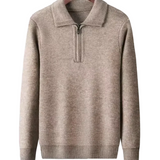 Sweter męski Gstaad z krótkim zamkiem