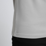 Srebrnoszary T-shirt męski slim fit