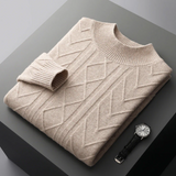 Wzorzysty sweter męski Mizar