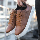 Skórzane sneakersy męskie Corrado