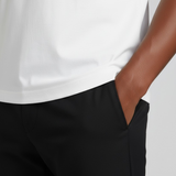 Biały T-shirt męski slim fit