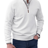 Sweter męski na zamek casual