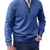 Sweter męski na zamek casual