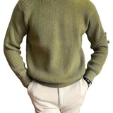 Dzianinowy sweter męski Rom
