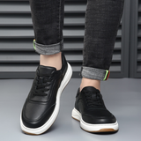 Minimalistyczne skórzane sneakersy męskie