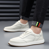Minimalistyczne skórzane sneakersy męskie