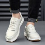 Minimalistyczne skórzane sneakersy męskie