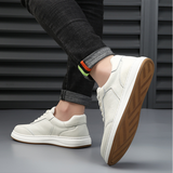 Minimalistyczne skórzane sneakersy męskie