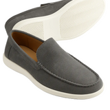 Mokasyny męskie casual – szare