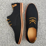 Zamszowe buty Oxford męskie
