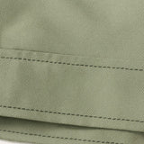 Lekka męska kurtka z tkaniny twill – groszkowa zieleń