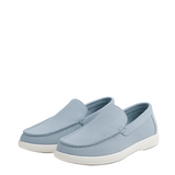 Mokasyny męskie casual – jasnoniebieskie