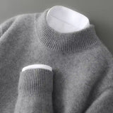 Elegancki sweter męski z miękkiej dzianiny