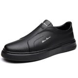 Skórzane buty wsuwane męskie
