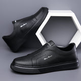 Skórzane buty wsuwane męskie