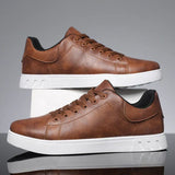 Skórzane sneakersy męskie Corrado