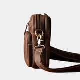 Rene – męska torba na ramię ze skóry w stylu retro