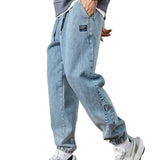 Jeansy męskie typu jogger