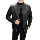 Elegancka męska kurtka skórzana