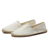 Eleganckie płócienne espadryle męskie