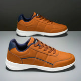 Stylowe skórzane sneakersy męskie