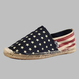 Eleganckie płócienne espadryle męskie