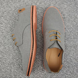 Zamszowe buty Oxford męskie