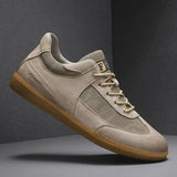 Skórzane sneakersy męskie casual