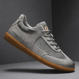 Skórzane sneakersy męskie casual