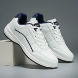 Stylowe skórzane sneakersy męskie