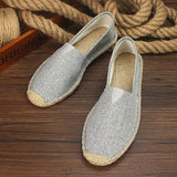 Płócienne espadryle męskie casual