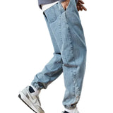 Jeansy męskie typu jogger