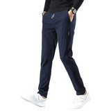 Eleganckie spodnie męskie slim fit