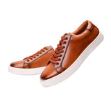 Skórzane sneakersy męskie na co dzień