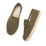 Zamszowe espadryle męskie