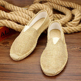 Płócienne espadryle męskie casual